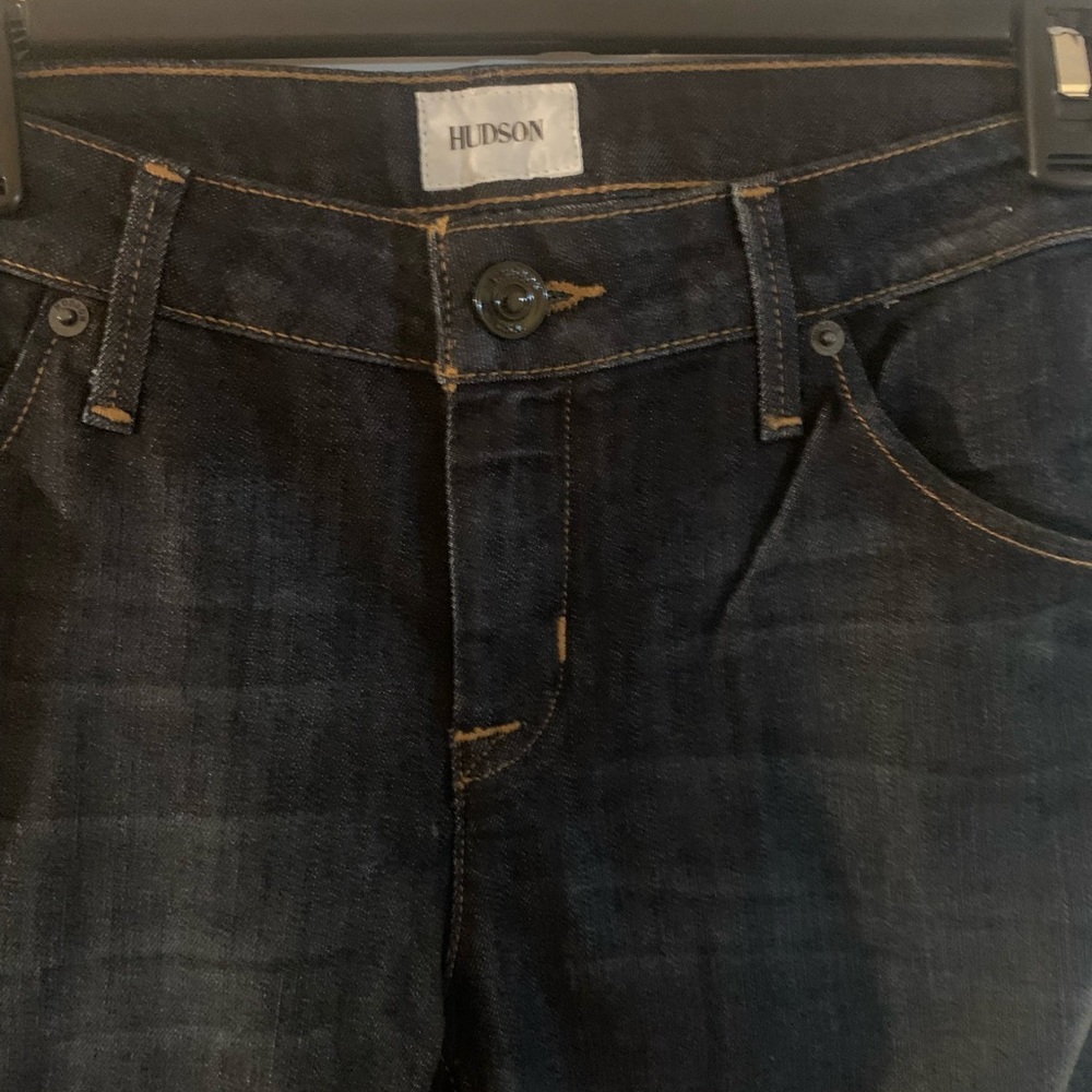 HUDSON NAVY BLUE JEANS, Size 29 waist CARLY, NWOT. - Picture 3 of 6